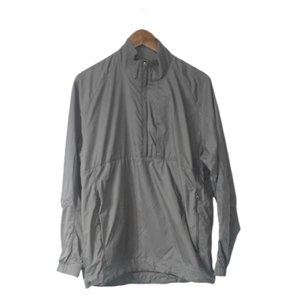 Nike Golf Clima-Fit Grey Lightweight Spring Fall Jacket  Quarter-Zip Size Medium